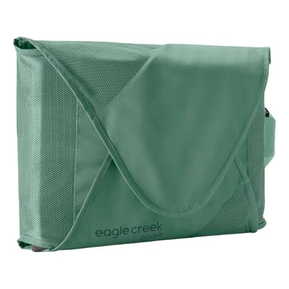 Eagle Creek Pack-It Reveal Garment Folder, Large, Willow Green | Travel Garment Bag with Compression Wings to Maximize Luggage Space, Convenient Top Handle, Quick-Drying Material - color: Green