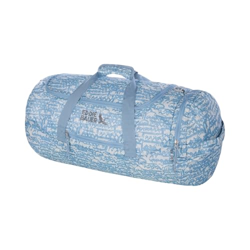 Eddie Bauer Stowaway Packable Duffel Bag, 45L, Blue Frog - color: Blue Frog