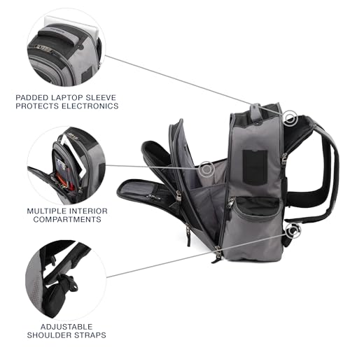 Travelpro Bold Softside Checked Large Luggage & Backpack Set, Grey/Black - color: Grey, size: Large