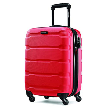 Samsonite Omni PC Hardside Expandable Luggage with Spinner Wheels, Carry-On 20-Inch, Red - color: Red, size: Carry-On 20-Inch
