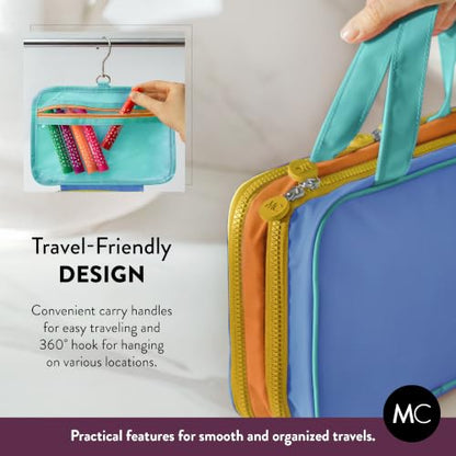 Kids Travel Organizer, Boys Bag With Hook, Toiletry and Makeup Bag, Small - color: CB Blue, size: Small