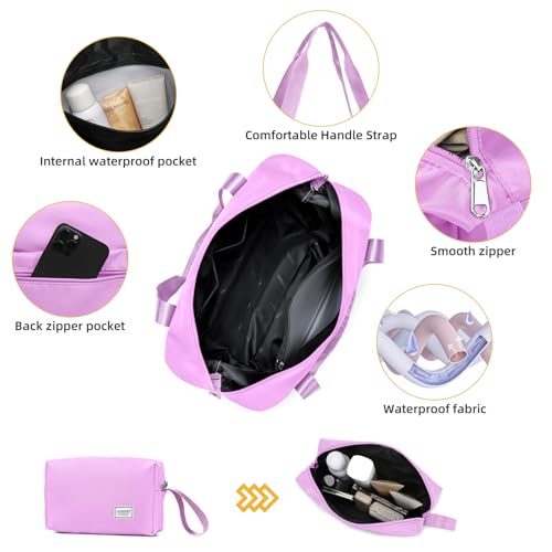LARVENDER Carry On Luggage 22x14x9 Airline Approved, Suitcases with Wheels - color: Neon Pink, size: 3 Piece Set (20/DB/TB)