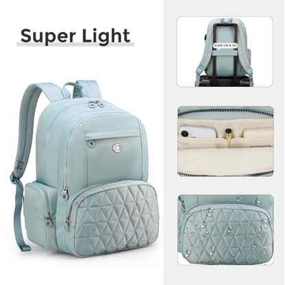 Swissdigital Design Women's College Backpack 15.6-Inch Laptop SD1711-14 - color: Teal Blue