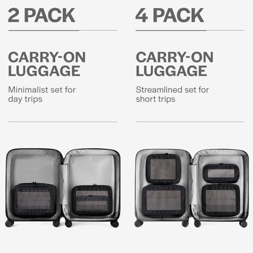 Aerotrunk Compression Packing Cubes for Travel, 2-Pack, Black - color: Black, size: 2-Pack