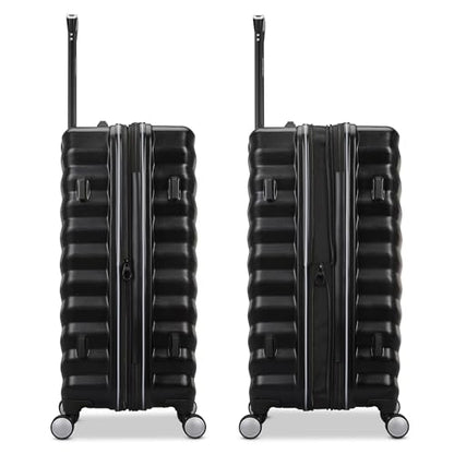 Samsonite Hard-Sided 20-Inch Lightweight Carry On Expandable Element Suitcase: Durable, 360° Spinner Wheels, Adjustable Telescopic Handle, TSA-Approved Lock - Captains Blue - color: Captains Blue, size: 20-Inch Carry-On