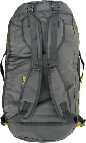 Element Equipment Trailhead Duffel Bag Shoulder Straps Waterproof Black/Yellow Large - color: Black/Yellow, size: Large 85 Liters