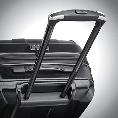 Samsonite Centric 2 Hardside Expandable Luggage with Spinner Wheels, Black, Checked-Large 28-Inch - color: Black, size: Checked-Large Spinner