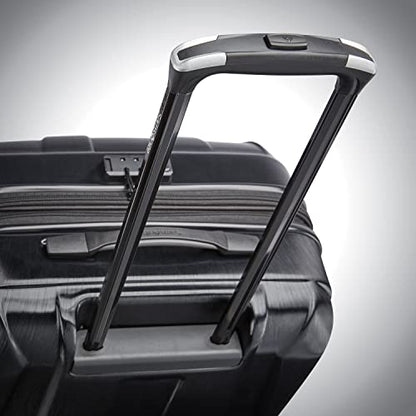 Samsonite Centric 2 Hardside Expandable Luggage with Spinner Wheels, Black, Checked-Large 28-Inch - color: Black, size: Checked-Large Spinner