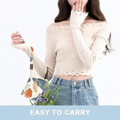 Credit Card Holder, Small RFID Wallet Slim Leather Card Organizer Case - color: B-Desert Leaf, size: Wrist Strap