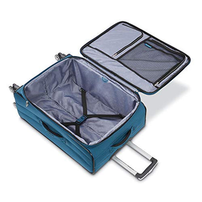 Samsonite Ascella X Softside Expandable Luggage with Spinners, Teal, 2PC SET (Carry-on/Medium) - color: Teal, size: 2PC (SP20/25)