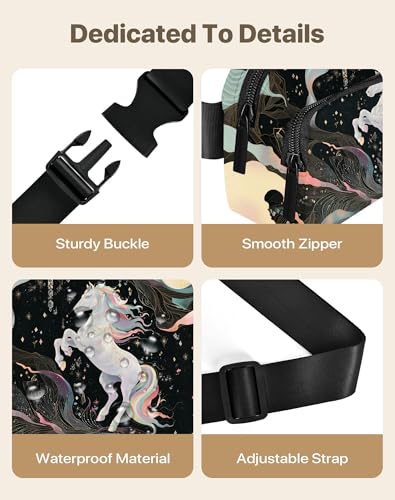 Fanny Pack 여행용 벨트 백 Everywhere 크로스바디 백 여성용 허리 팩 조절 가능한 스트랩 방수, 실버, 패션 - color: 실버