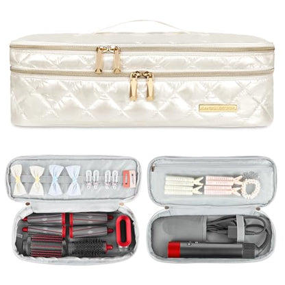 Anti-Drop Travel Case for Dyson Airwrap & Shark FlexStyle - color: Cream