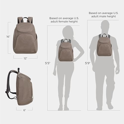 Travelon Anti-Theft Classic Backpack - color: Hazelnut