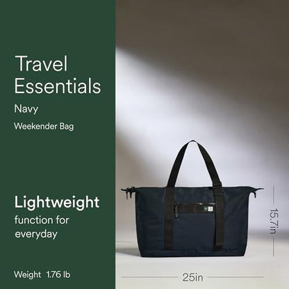 ANTLER Essential Weekender Bag, Lightweight Travel Holdall, Navy Blue - color: Navy Blue