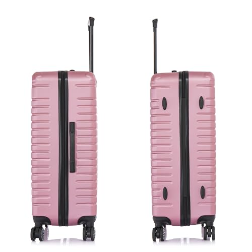 InUSA DEEP Luggage with GEL Handle | Spacious Traveling Suitcases, Travel Suitcase with Dual Spinner Wheels and Studs | 28 Inch Large Hardside Luggage | Rose Gold - color: Rose Gold, size: 28 Inch