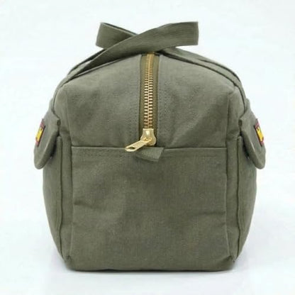 G & F Products Waxed Canvas Military Duffle Bag, 24 Inch, Heavy Duty Travel - color: Olive Green