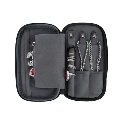 Travelon 2-in-1 Jewelry & Tech Organizer - color: Black