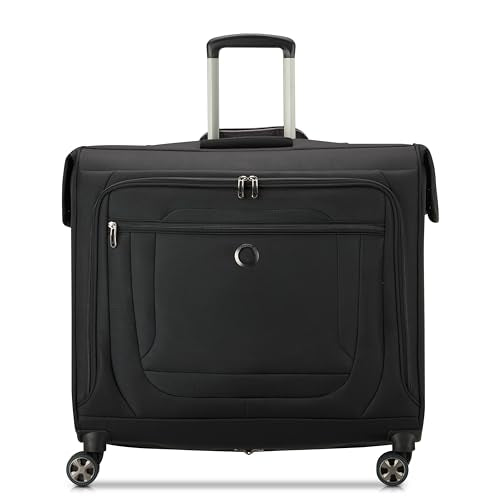 DELSEY PARIS Helium DLX, Rolling Garment Bag with Wheels, Black - color: Black