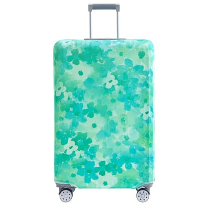 Travelkin 여행 가방 Tsa 승인 여행 가방 커버 프로텍터, 블루 플로럴., 꽃무늬 소프트쉘 - color: 블루 플로럴., size: S(18-21inch suitcase)