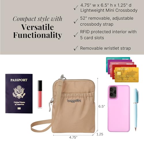 Baggallini RFID Bryant Pouch - color: Beach
