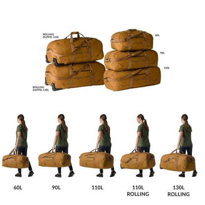 Eagle Creek No Matter What Rolling Duffel, 130L, Black - color: Black