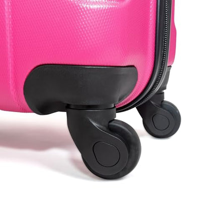 Kenneth Cole REACTION Out of Bounds Lightweight Hardshell 4-Wheel Spinner Luggage, Magenta, 28-Inch Checked - color: Magenta, size: 28-Inch Checked