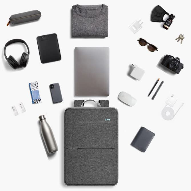 ZINZ Slim & Expandable Laptop Backpack 13-14 inch,G01Y01 - color: G01y01, size: 13"-14"