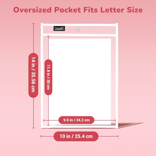 GAMENOTE 30 Pack White Dry Erase Pockets, 10x14 Reusable Sleeves - color: White, size: 30 Pack