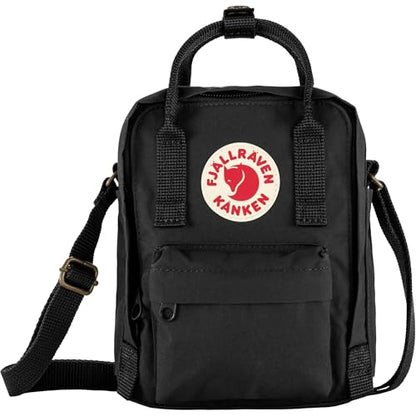 Fjallraven Kanken Sling Crossbody Bag, Compact Lightweight Shoulder Pack for Travel and Everyday Carry - color: Black