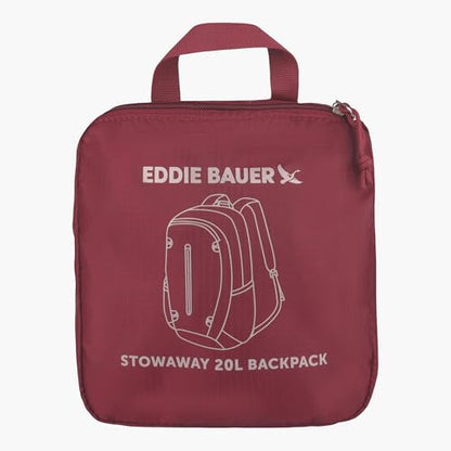 Eddie Bauer Stowaway Packable Backpack - Black Cherry, 20L - color: Black Cherry, size: 20L