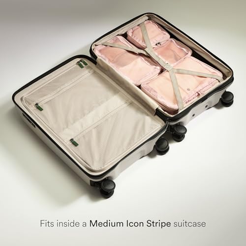 Antler Compression Packing Cubes, Set of 4, Moorland Pink - color: Moorland Pink
