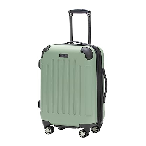Kenneth Cole REACTION Renegade Luggage Expandable 8-Wheel Spinner Lightweight Hardside Suitcase, Seafoam, 20-Inch Carry On - color: Seafoam, size: 20-Inch Carry On
