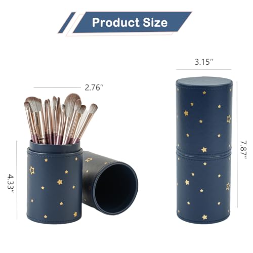 RSRSLEII Portable Makeup Brush Holder (06Deepblue Star) - color: 06Deepblue Star