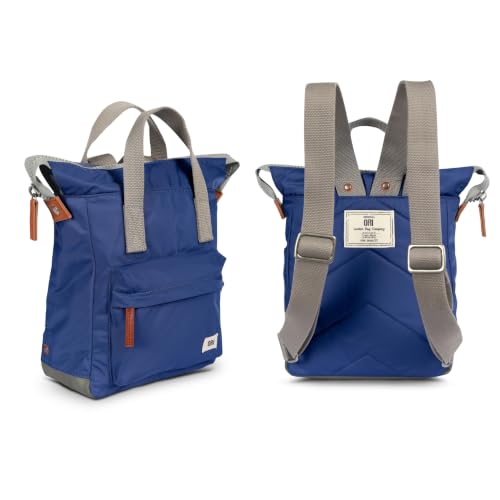 ORI LONDON The Bantry Tote Backpack Bag, Small, Burnt Blue - color: Burnt Blue Nylon, size: Small