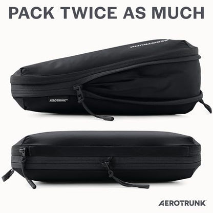 Aerotrunk Ultralight Compression Packing Cubes for Travel, 3-Pack, Black - color: Black, size: 3-Pack