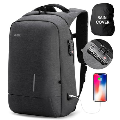 VGOAL Travel Backpack 17 inch Anti Theft Laptop Bag for Men Women - color: Fg6303-17