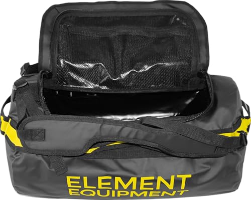 Element Equipment Trailhead Duffel Bag Shoulder Straps Waterproof Black/Yellow Medium - color: Black/Yellow, size: Medium 51 Liters