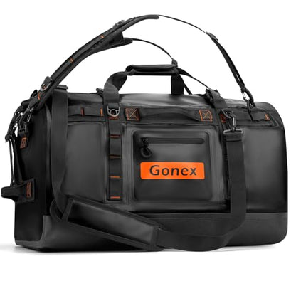 Gonex Waterproof Duffel Bag, 150L Heavy Duty Dry Bag, Reinforced Bottom - color: Black, size: 150L