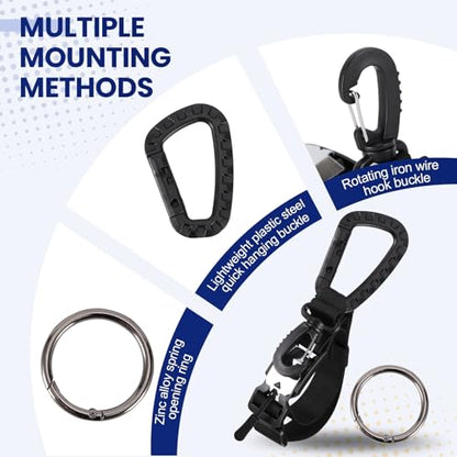 Magnetic Luggage Strap for Backpack & Suitcase - Heavy Duty Suitcase Belt with Jacket Gripper - Multi Purpose Travel Accessories with Replaceable Hooks - Adjustable Extra Bag Holder