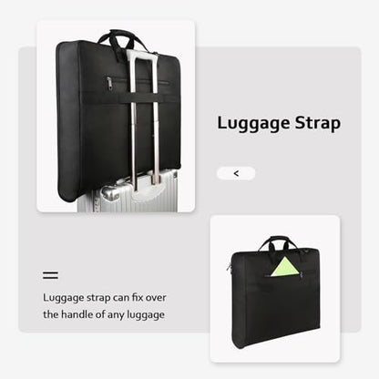 MATEIN Garment Bag for Travel, Large Carry on Garment Bags for Business - color: Black
