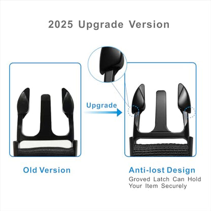 Wisdompro Jacket Gripper Strap for Travel, Add a Bag Luggage Straps - Gray - color: Gray