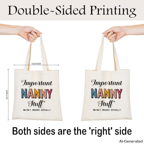 Funny Tote Bag, Canvas Reusable Carryall for Shopping Trip Commute - color: Funny