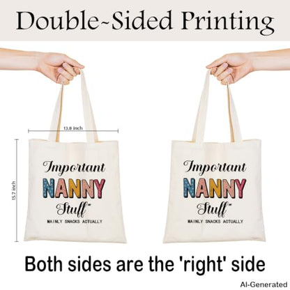 Funny Tote Bag, Canvas Reusable Carryall for Shopping Trip Commute - color: Funny