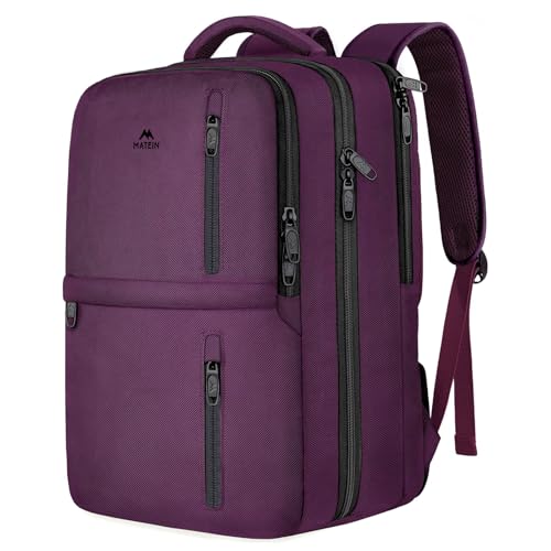 MATEIN Travel Backpack for Women, Extra Large 40L Carry on Backpack, Purple - color: Purple, size: X-Large
