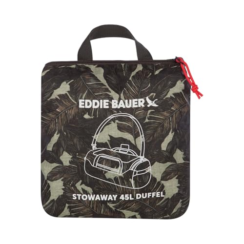 Eddie Bauer Stowaway Packable Duffel Bag, 45L, Dark Loden - color: Dark Loden