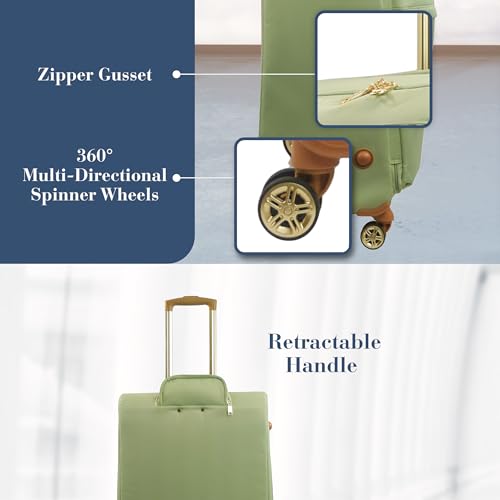 Tommy Bahama 30 Inch Rolling Luggage - color: Sage, size: 30 Inch