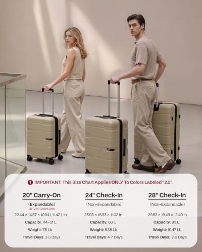 Coolife Large Checked Luggage Hardside Suitcase with Spinner Wheels, 28in - color: Dusk Elephant Grey2.0, size: Large Checked(28in)