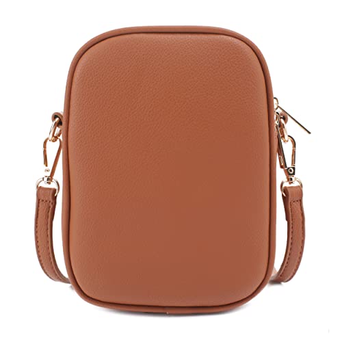 Mali+Lili, Josie Triple Zip Crossbody Bag - color: Tan