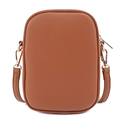 Mali+Lili, Josie Triple Zip Crossbody Bag - color: Tan