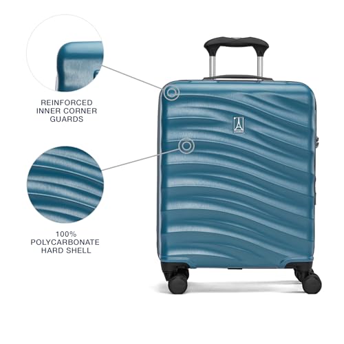 Travelpro Maxlite Air V2 Hardside Expandable Carry-On, Teal, 18-Inch - color: Teal, size: International Carry On 18-Inch